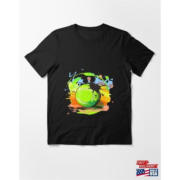 Other - Tennis Ball Abstract Essential Tshirt Unisex
